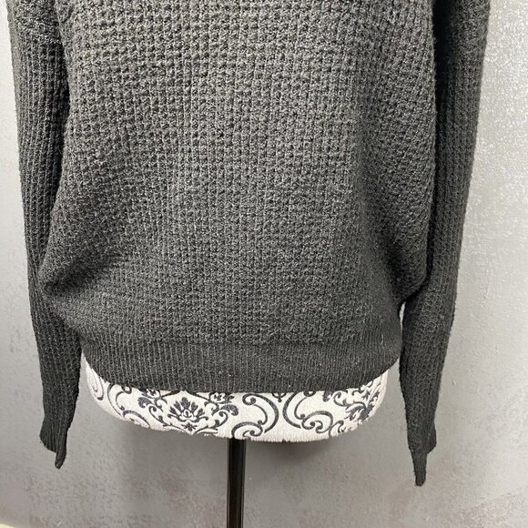 Abound Womens Thermal Pullover Solid Color Long Sleeves Crew Neck Stretch. Sz XS - Picture 5 of 11